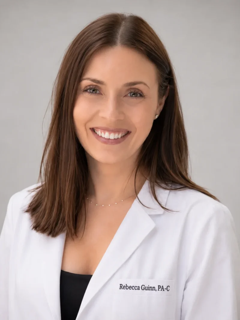 Rebecca Guinn, PA-C, physician assistant to Dr. Daniel Hatch